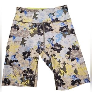 Calvin Klein Performance Biker Shorts Floral Size Small